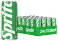 Produktbild: Sprite - spritziges Erfrischungsgetränk mit fruchtigem Geschmack aus Limetten und Zitronen - erfrischender Softdrink in Einweg Dosen (24 x 330 ml)