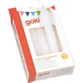 Produktbild: Goki 15051 - Dekoration - Geburtstagskerzen-Set Wachskerzen Weiß Geburtstagszug