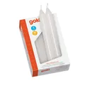 Produktbild: goki 15051 Geburtstagskerzen, 10 cm Ø 1,3 cm, weiß (10er Pack)