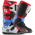 Produktbild: Gaerne SG-12 Motocross Stiefel, weiss-rot-blau, Größe 46 für Männer