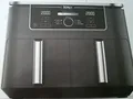 Produktbild: SharkNinja Ninja AF400EU, Heißluftfritteuse, 9,5 l, Doppel, Schwarz, Drehregler,