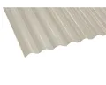 Produktbild: PVC Wellplatte Sinus 76/18 bronce 2000 mm x 900 mm x 1,1 mm