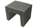 Produktbild: Gestaltungselemente Garten U-STEIN ANTHRAZIT 40/40/40 CM