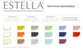 Produktbild: Estella Spannbettlaken Estella Samt Velours Spannbetttuch 200x200 cm 5700, Gummizug: Rundumgummi, besonders kuschlige Frottierqualität