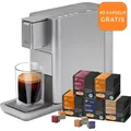 Produktbild: Tchibo Qbo ICONIC + 40 Kapseln Kapselmaschine Silber (1250 Watt)