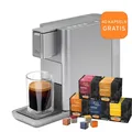 Produktbild: TCHIBO Qbo ICONIC + 40 Kapseln Kapselmaschine Silber