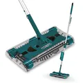 Produktbild: Swivel Sweeper Akku-Besen - einfache Krümelaufnahme - Kabellos, beutellos & wiederaufladbar - Bodenfeger mit rückenschonendem Knickgelenk & 360° Rotation - Maximale Flexibilität - Mühelose Reinigung