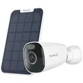 Produktbild: Reolink Argus Eco Ultra+Solarpanel, 4K 8MP Akku WLAN Überwachungskamera Außen, 2,4&5GHz WiFi, Farbnachtsicht, Person/Auto/Tiererkennung - Weiß