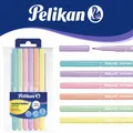 Produktbild: Pelikan Filzstifte Colorella® Star PASTELL, 6 Farben Filzmaler Faserstifte Stift