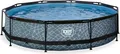 Produktbild: EXIT Stone Pool ø360x76cm mit Filterpumpe - grau