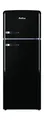 Produktbild: Amica KGC 15634 S Retro Kühl-/Gefrierkombination / Black Olives (Schwarz) / 144cm (H) x 55cm (B) x 62cm (T) / Retro-Design / Kühlschrank mit Gefrierfach