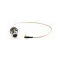 Produktbild: Pigtail N-Einbaubuchse zu MMCX-Stecker, gewinkelt 90°, 25 cm