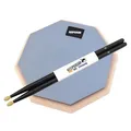 Produktbild: keepdrum DP-GY8 Practice Pad Grau + Drumsticks 5BB Black 1 Paar