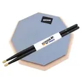 Produktbild: keepdrum DP-GY8 Practice Pad Grau 8 + Sticks 5BB