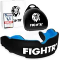 Produktbild: FIGHTR® Premium Mundschutz - ideale Atmung & leicht Anpassbar | Sport Zahnschutz für Boxen, MMA, Muay Thai, Hockey & Kampfsport | inkl. Hygiene Box