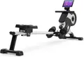 Produktbild: Capital Sports Rudergerät, Rudermaschine für Effizientes Krafttraining, Rowing Machine, Hometrainer, Rudergerät für Zuhause 150kg, 105cm Alu-Gleitbahn, Klappbar, Magnetwiderstand 8-Stufig, Schwarz