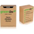 Produktbild: greenline ersetzt Canon 2969B001 / PG-512 Druckkopfpatrone, schwarz