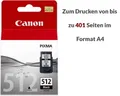 Produktbild: Original Canon PG 510 PG 512 CL 511 CL 513 Tinte Druckerpatrone Patronen PIXMA
