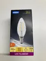 Produktbild: XAVAX LED-Filament, E14, 250lm ersetzt 25W, Kerze gedreht, Warmweiß (00112843)