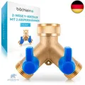 Produktbild: Bächlein für den Einsatz in Haus & Garten - 2 Wege Y-Verteiler mit 2 separaten A
