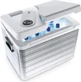 Produktbild: Mobicool Q40 AC/DC - Tragbare Elektrische Alu-Kühlbox, 39 Liter, 12 V und 230 V für Auto, Lkw, Boot, Reisemobil und Steckdose, Aluminium-Gehäuse