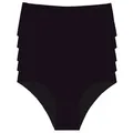 Produktbild: OCCULTO Slip Damen Seamless Slip 5er Pack (Modell: Savona) (5-St) schwarz XL