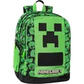 Produktbild: Minecraft Organisiertes Rucksack Grün/Schwarz Schulrucksack 2025/2026