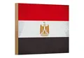 Produktbild: Roomando Holzbild Flagge Ägypten 18x12cm Flag of Egypt Vintage