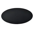 Produktbild: [neu.haus] Glasplatte 'Glasgow' Ø50cm Rund Schwarz Glasscheibe Tischplatte ESG Glas Kaminplatte Kaminglas DIY Tisch