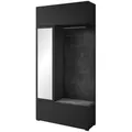 Produktbild: P & B Garderobe Tejo, Schwarz, Holzwerkstoff, 5 Fächer, 115x231.9x37.5 cm, Fsc, Garderobe, Garderoben-Sets & Serien, Garderoben-Sets
