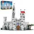 Produktbild: Reobrix Königsburg Bausatz für Erwachsene, 55016 Mittelalterliches aufklappbares Burgmodell mit Zwei Spielmodi, dreistufigem Design; Sammelbares Architektur Modellspielzeug für Geschichtsliebhaber