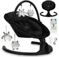 Produktbild: MoMi Babywippe Kenani, Elektrische Babywippe mit Bluetooth und Fernbedienung