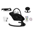 Produktbild: MoMi Kenani Onyx Babywippe mit Bluetooth-Modul und LCD Display