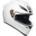 Produktbild: Motorrad Helm XL - AGV K1 S Solid - Sport Racing Integralhelm - weiß