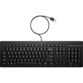 Produktbild: HP 125 Tastatur Schwarz - USB-A, integrierter Nummernblock