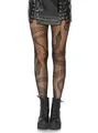 Produktbild: Schlangen Strumpfhose für Halloween Kostüm Damen - Fishnet Tights mit großem