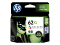 Produktbild: HP 62XL - Hohe Ergiebigkeit - Farbe (Cyan, Magenta, Gelb)
