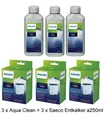 Produktbild: 3 x Aqua Clean CA6903/10 + 3x Saeco Philips Entkalker CA6700/10