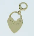 Produktbild: Charm Charms Anhänger von Fossil Herz mit Schlüssel Farbe gold Edelstahl