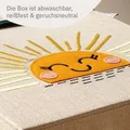 Produktbild: Lifeney Aufbewahrungsbox mit Deckel Sonne, 33x33x33cm 833501