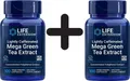 Produktbild: 2 x Life Extension Lightly Caffeinated Mega Green Tea Extract - (299,75 EUR/kg)