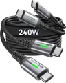 Produktbild: INIU 240W USB C Kabel, [2-Pack 1m] PD Schnellladekabel USB C auf USB C, Nylon