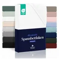 Produktbild: Dreamzie - Spannbettlaken 90x200cm | Mikrofaser Weich – Für Dicke Matratzen – Oeko-Tex | Komfort, Atmungsaktivität, Pflegeleicht – Weiß