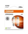 Produktbild: 2x OSRAM ORIGINAL C5W GLÜHLAMPE 12V SV8.5-8 | 6418-2BL