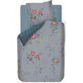 Produktbild: Pip Studio Bettwäsche Fleur Grandeur Blue Blumen Blüten Früchte Geblümt Blau Kachelmuster Wendeoptik Perkal, Größe:Zusatzkissenbezug 40x80 cm