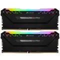 Produktbild: Corsair PC-Arbeitsspeicher Kit Vengeance, RGB Pro 16 GB 2 x 8 GB DDR4-RAM 3200 MHz, Schwarz