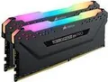 Produktbild: CORSAIR Vengeance RGB PRO - DDR4 - 16 GB: 2 x 8 GB - DIMM 288-PIN - 3200 MHz / PC4-25600 - CL16 - 1.35 V - ungepuffert - non-ECC - Schwarz (CMW16GX4M2C3200C16)