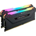 Produktbild: 16GB Corsair Vengeance RGB PRO schwarz DDR4-3200 DIMM CL16 Dual Kit