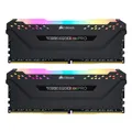 Produktbild: Corsair Vengeance RGB Pro Schwarz 16GB Kit 2x8GB DDR4-3200 CL16 DIMM Arbeitsspeicher