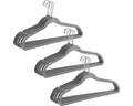 Produktbild: WENKO Kleiderbügel, (Set, 15-tlg), Kunststoff, beflockt, 45 cm